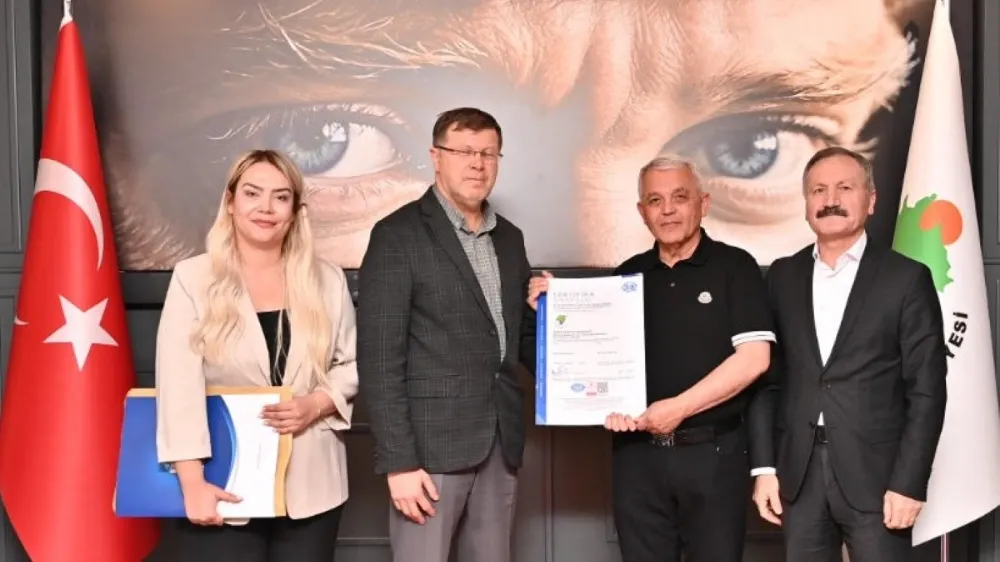 Mamak Belediyesi ISO 50001 Enerji Yönetim Sistemi Sertifikası aldı.