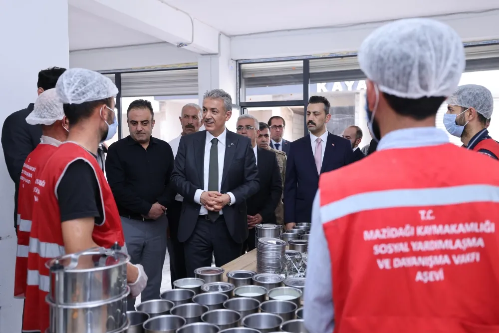 Mardin Valisi Akkoyun Mazıdağı ilçesinde ziyaretlerde bulundu