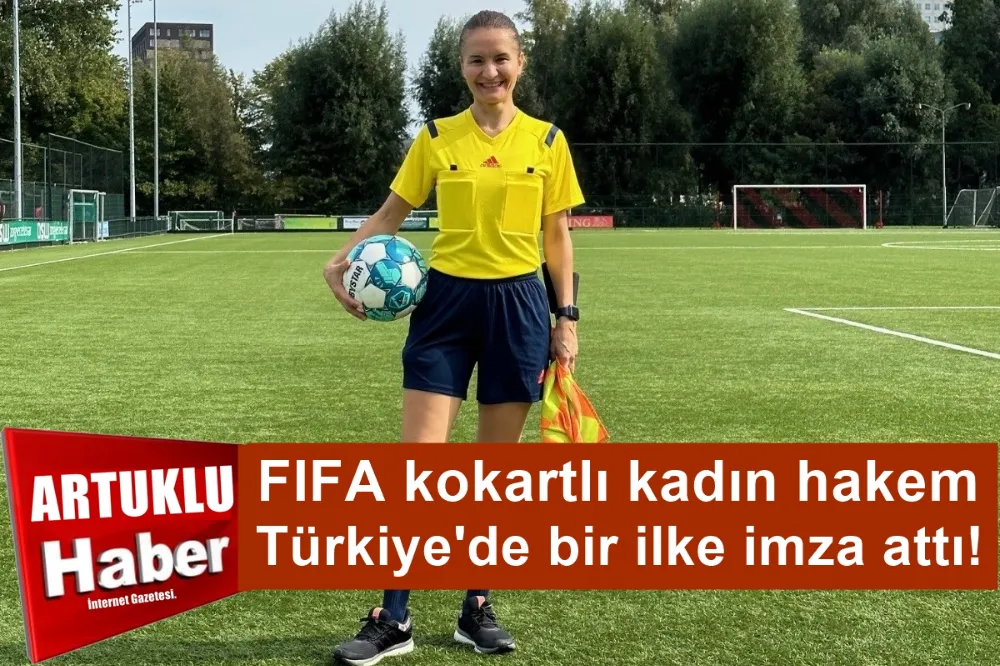 FIFA kokartlı kadın hakem Türkiye