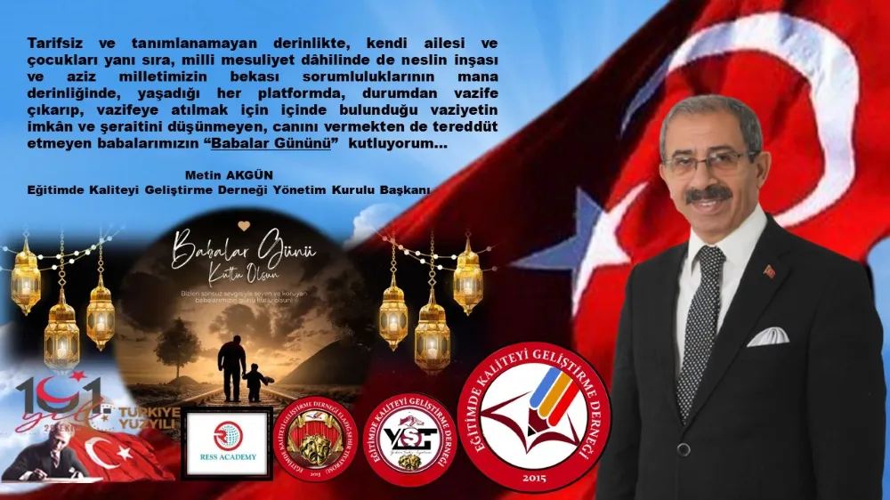 Başkan Akgün’den Babalar Günü Açıklaması