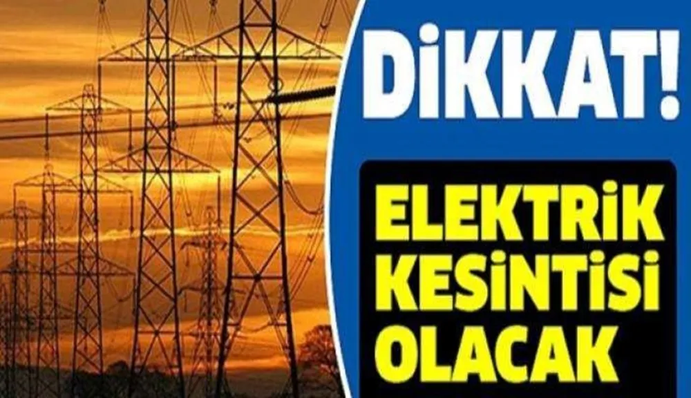 KIZILTEPE İLÇESİNDE ELEKTİRİK KESİNTİSİ