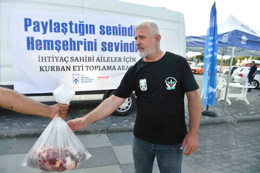 ANKARA BÜYÜKŞEHİR BELEDİYESİ’NDEN “ET PAYLAŞIM KAMPANYASI”
