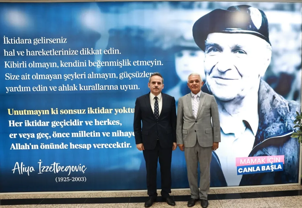 Başkan Şahin, Kaymakam Kaya’yı Ağırladı