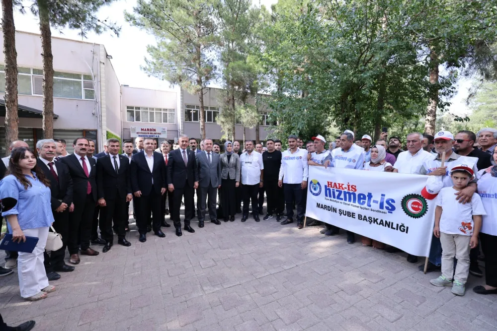 Mardin Büyükşehir Kent A.Ş. İşçilerinin  En Düşük Maaşı 40 Bin TL’ye Yükseltildi