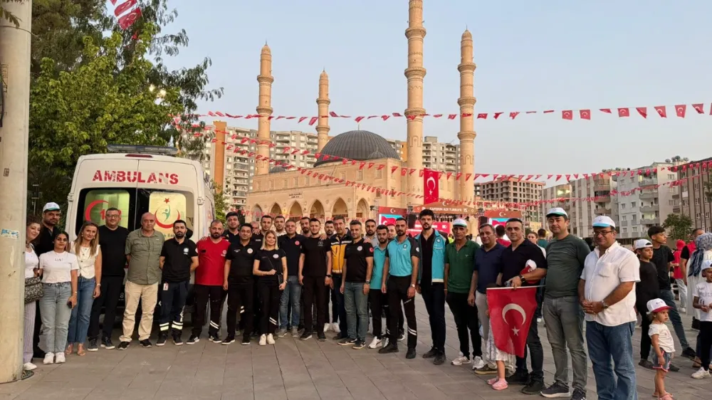 Mardin Sağlık Teşkilatı  15 Temmuz Ruhu İçin Tek Yürek Oldu 