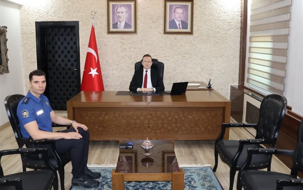 Yeşilli İlçe Emniyet Amir Vekili Bahadır KARA, Kaymakam Mehmet Sadık KILIÇ