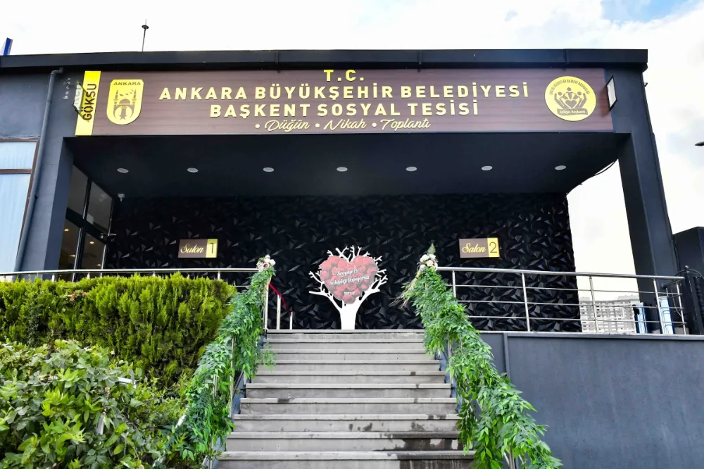 ANKARA BÜYÜKŞEHİR BELEDİYESİ’NDEN ÜCRETSİZ DÜĞÜN SALONU