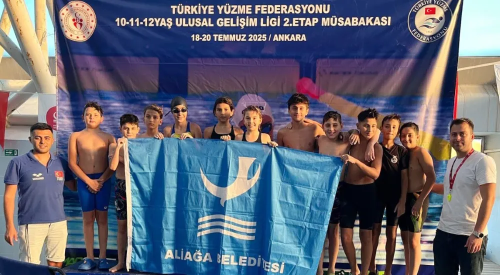 Aliağalı Yüzücüler Ankara’da Göz Doldurdu