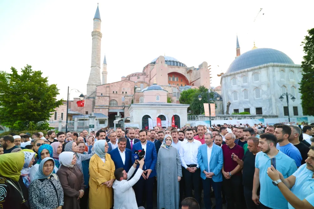 Ayasofya’nın ibadete açılışının 5. yılında dualar Gazze ve tüm mazlumlar için yükseldi