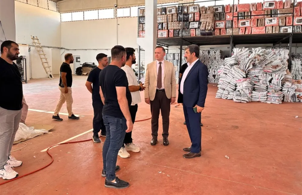 Yeşilli Kaymakamı KILIÇ, İlçe deki 2. Organize Sanayi Bölgesini Ziyaret Etti.