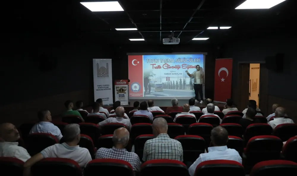 Mardin’de Toplu Taşıma Sürücülerine Mesleki Eğitim Semineri