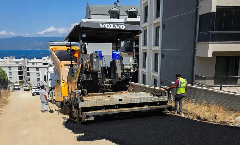 Gemlik Hisar Mahallesi’nde Asfalt Çalışması