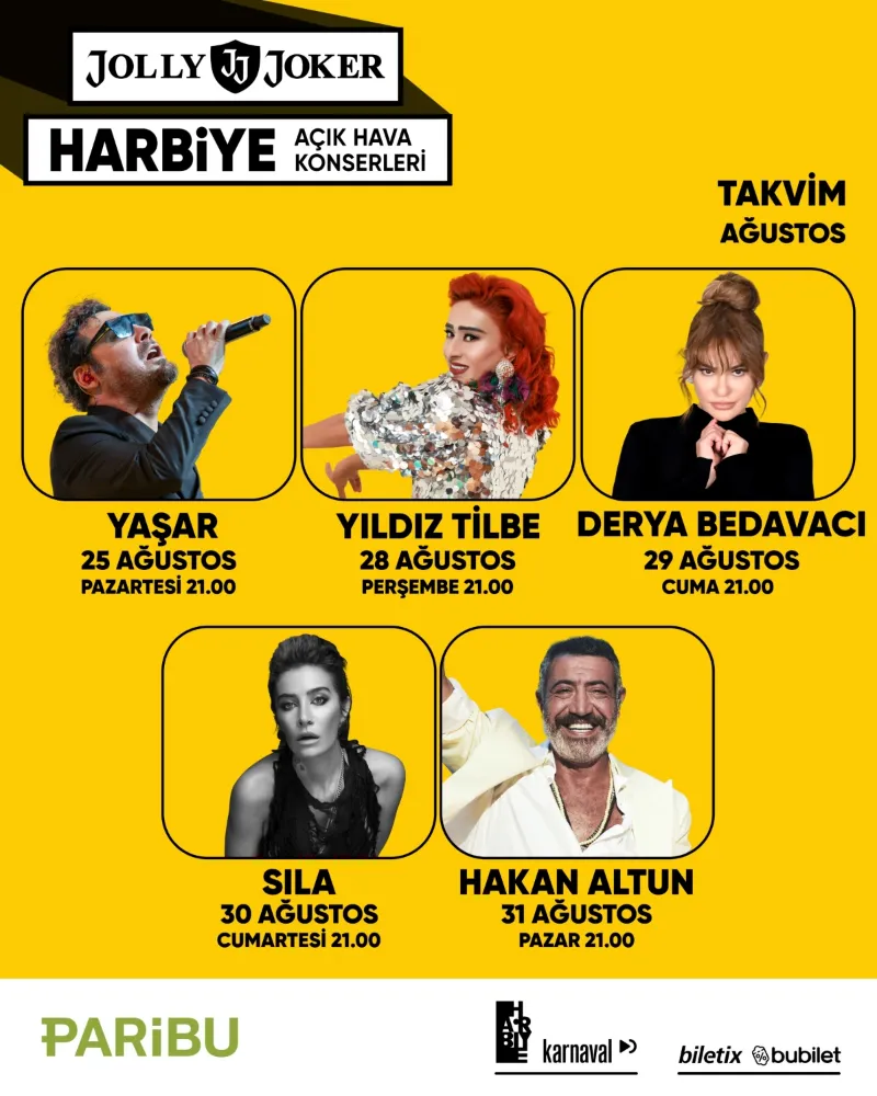 Harbiye’de Konserler Devam Ediyor!