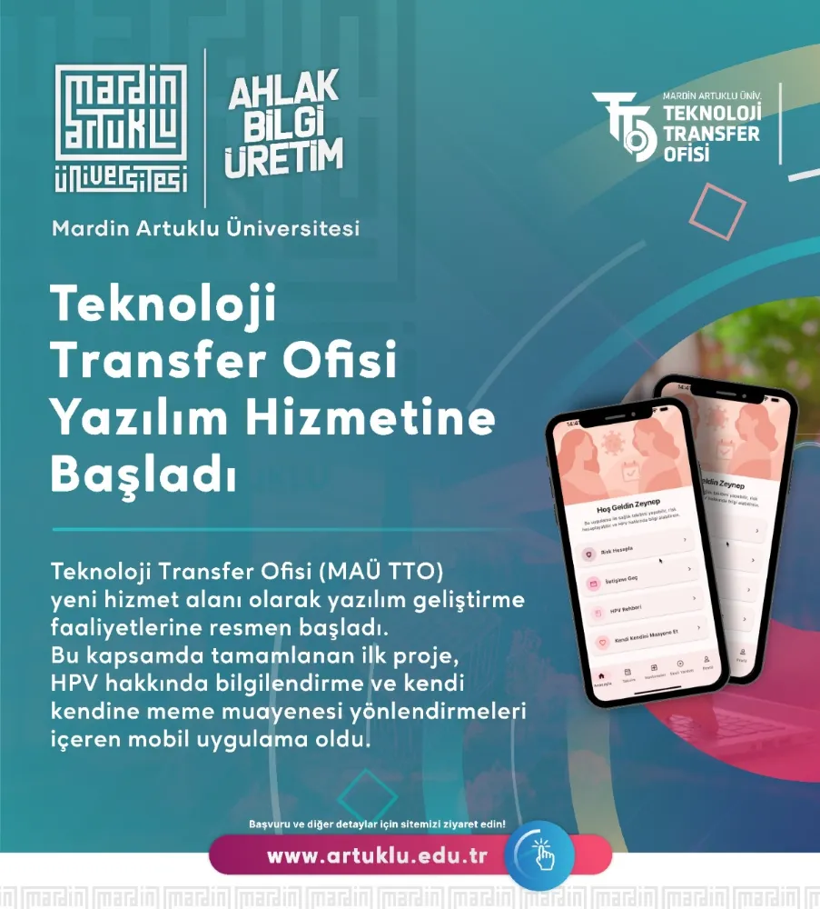 MAÜ Teknoloji Transfer Ofisi Yazılım Hizmetine Başladı