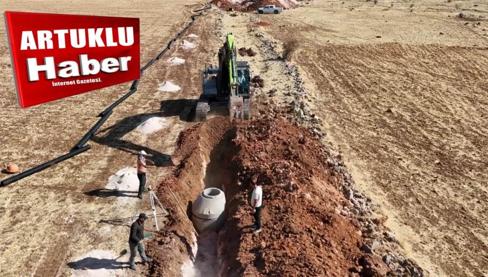 Midyat- İzbırak Mahallesi Atıksu Altyapısına Kavuşturuldu