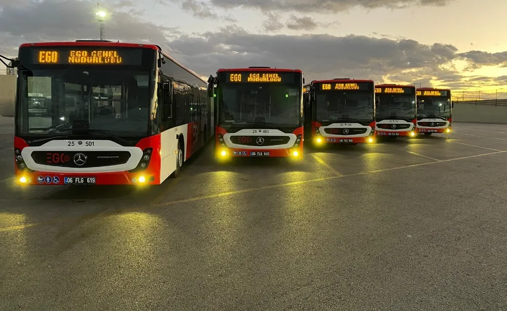 ANKARA BÜYÜKŞEHİR BELEDİYESİ’NDEN BAŞKENT’E 5 ADET 150 KİŞİ TAŞIMA KAPASİTELİ OTOBÜS