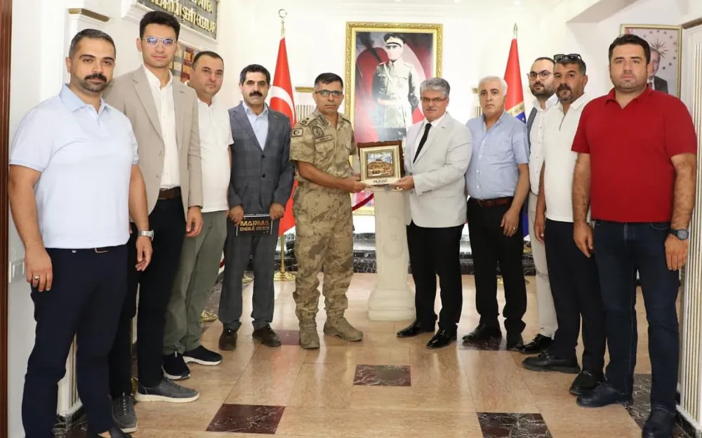MUSİAD MARDİN ŞUBE  YÖNETİMİNDEN İL JANDARMA KOMUTANI 