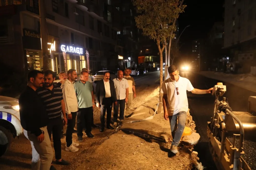 Ravza Caddesinde Asfalt Çalışmaları Tamamlandı