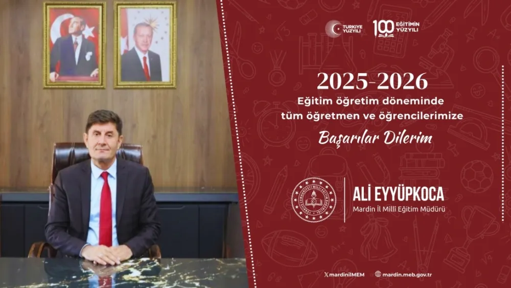 Mardin İl Milli Eğitim Müdürü  Ali Eyyüpkoca